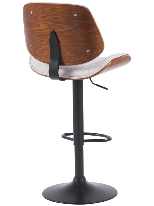 Barkruk Clawson stof, walnoot/crème Barkruk Clawson stof, walnoot/crème