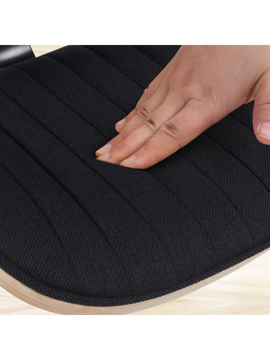 Barkruk Clawson stof chroom, naturel/zwart Barkruk Clawson stof chroom, naturel/zwart