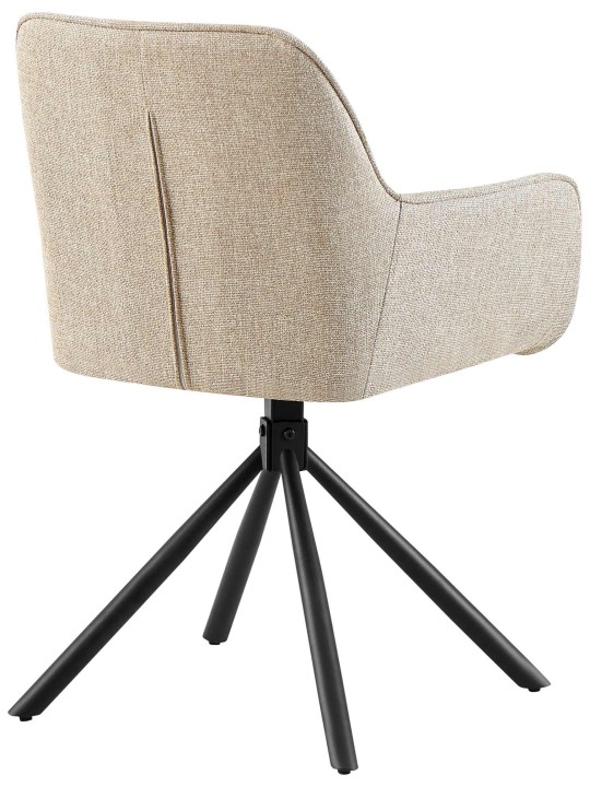 Stoel Tipton stof, taupe