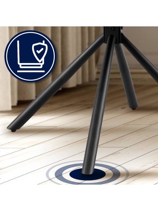 Stoel Tipton stof, donkergrijs