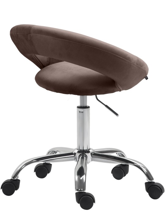 Werkkruk Olinda fluweel, bruin