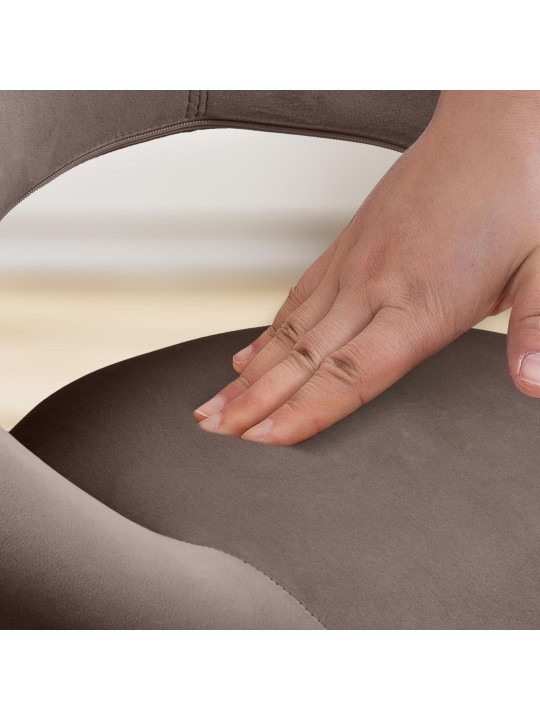 Werkkruk Olinda fluweel, bruin