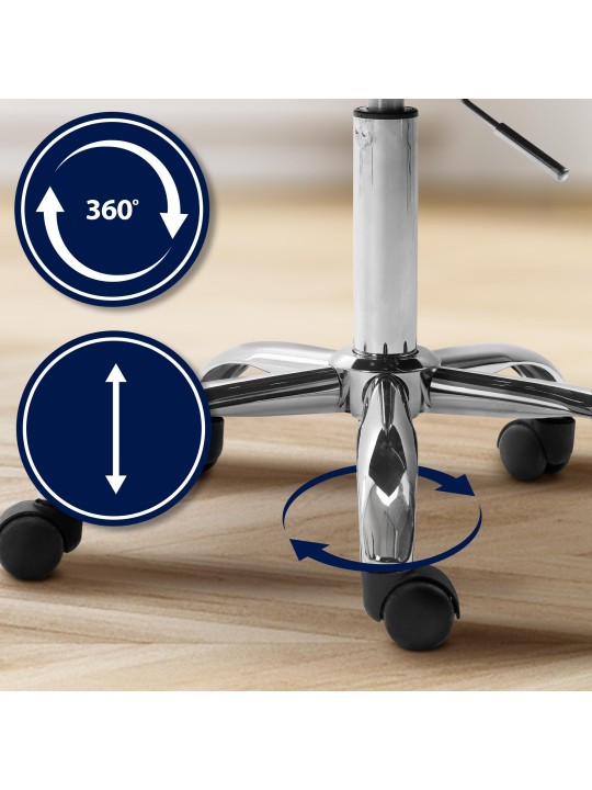 Werkkruk Olinda fluweel, bruin