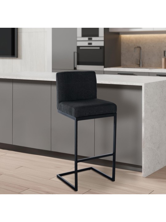 Barkruk Hopewell stof B, donkergrijs Barkruk Hopewell stof B, donkergrijs