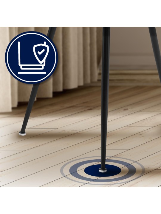 Jaysie fluwelen eetkamerstoel, donkerblauw Jaysie fluwelen eetkamerstoel, donkerblauw