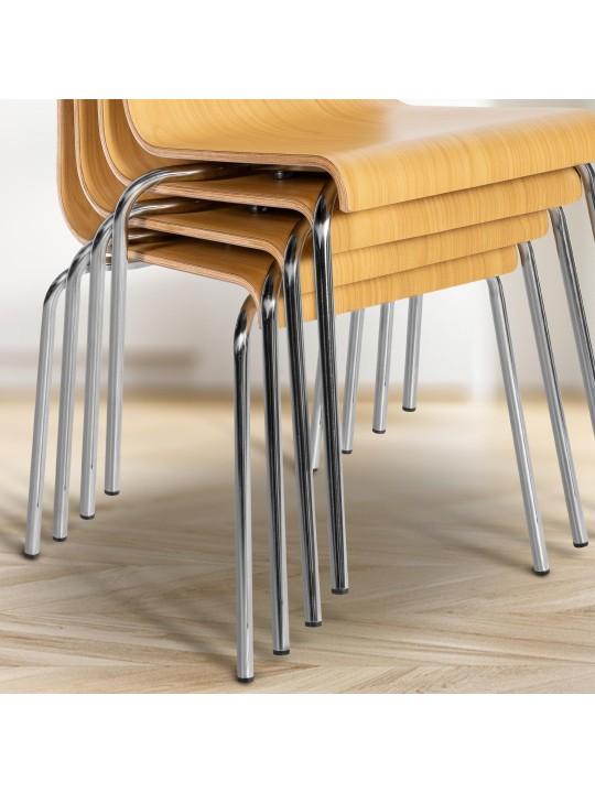 Besucherstuhl Gahanna, naturel