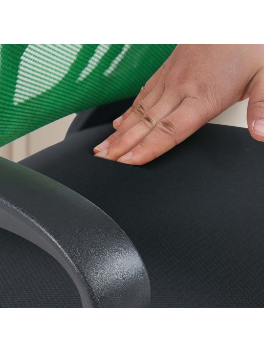 Set van 2 bezoekersstoelen Eureka, groen