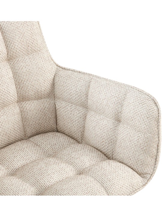 Stoel Tirana stof, ivoor Stoel Tirana stof, ivoor