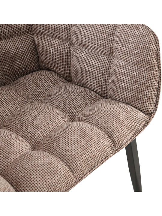 Stoel Tirana stof, terrabruin Stoel Tirana stof, terrabruin