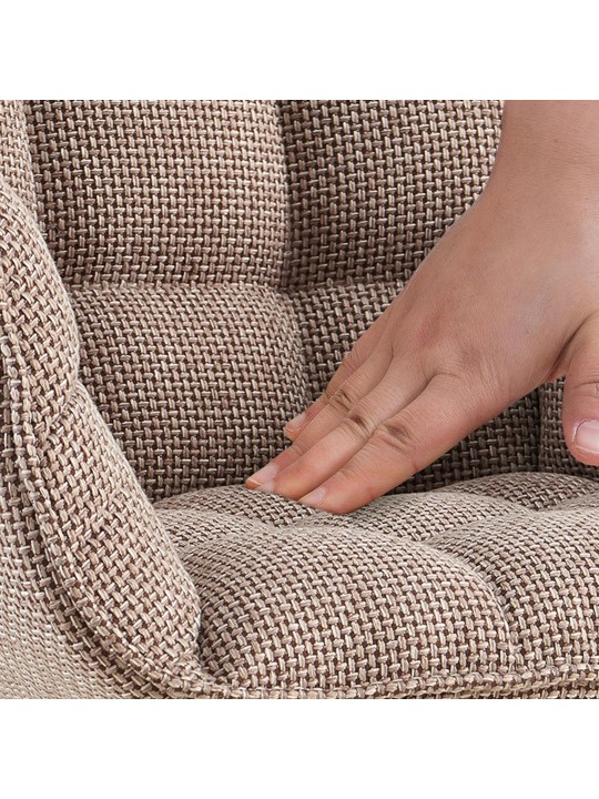 Stoel Tirana stof, terrabruin Stoel Tirana stof, terrabruin