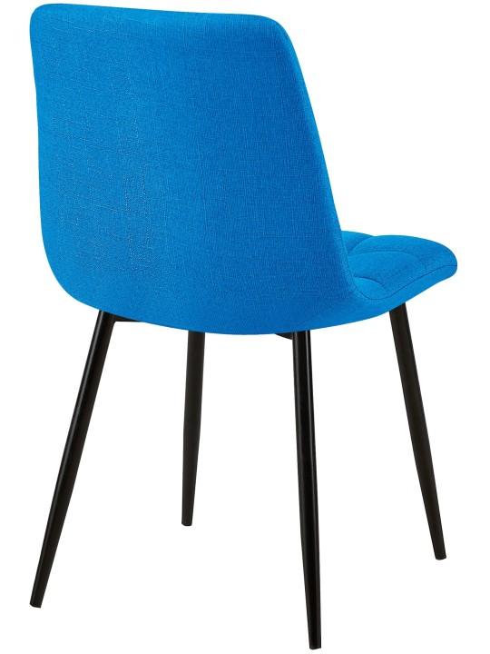 Set van 2 eetkamerstoelen Tilde stof, lichtblauw