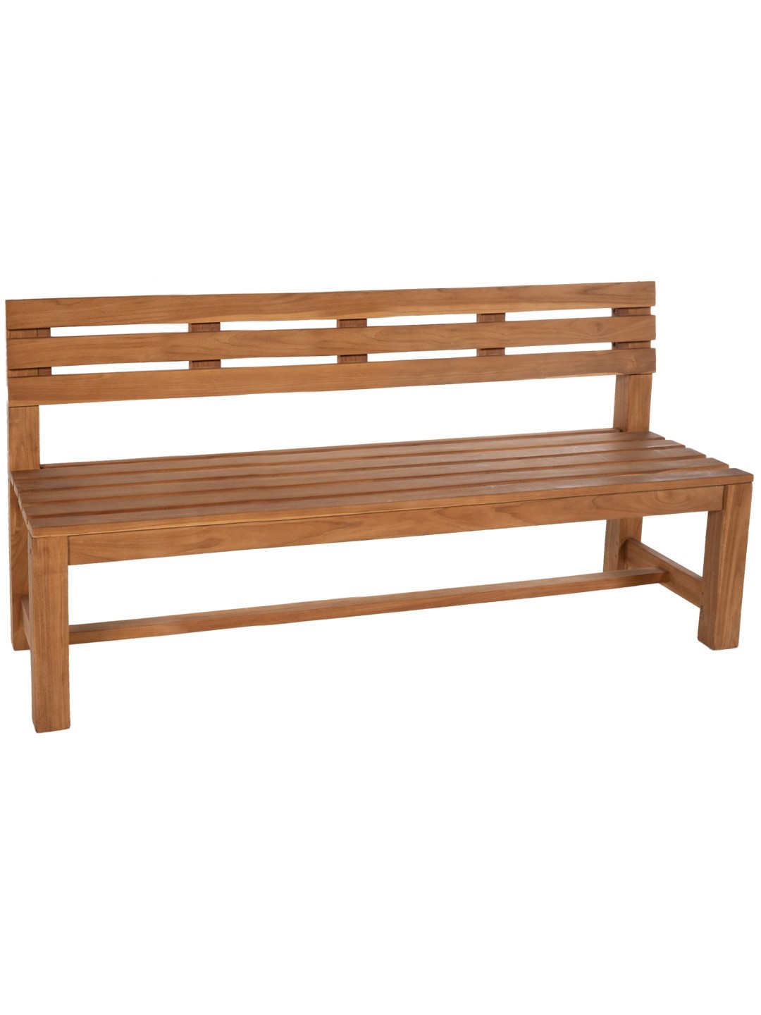 Teakhouten bank Augusta 220 cm, teak