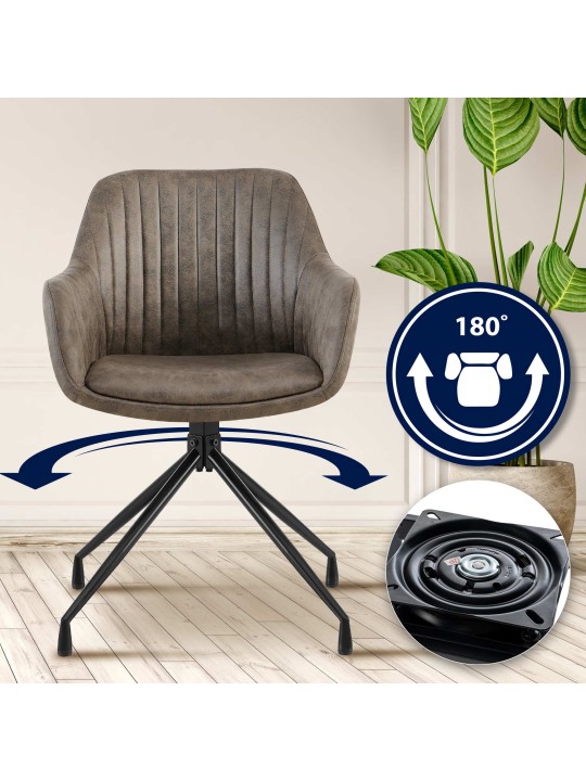 Eetkamerstoel Welby Vintage, grijs