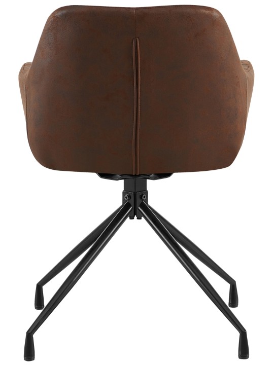 Eetkamerstoel Welby Vintage, donkerbruin