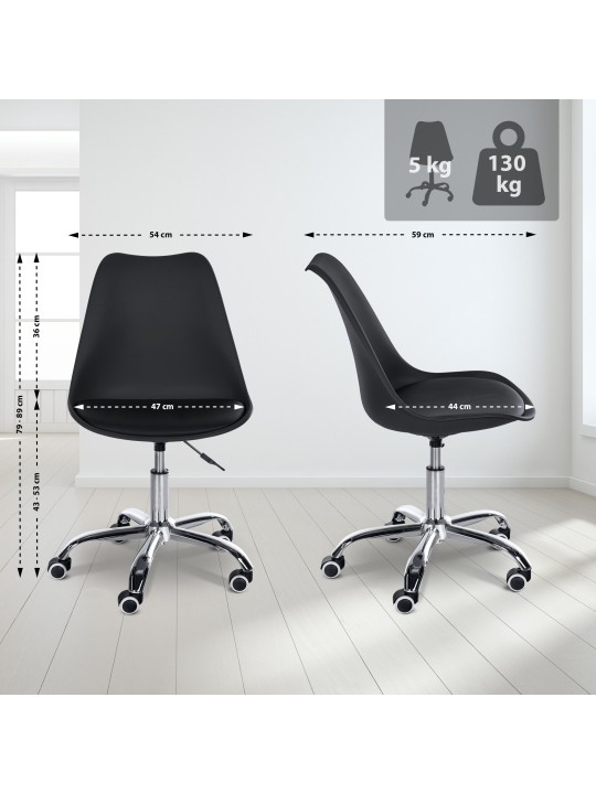 Werkkruk Laflin, zwart Werkkruk Laflin, zwart