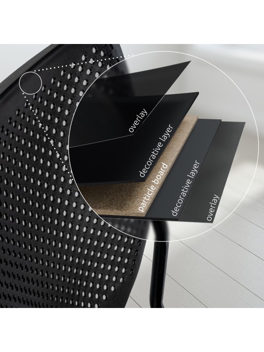 Voorzitter Kaber, zwart/zwart Voorzitter Kaber, zwart/zwart