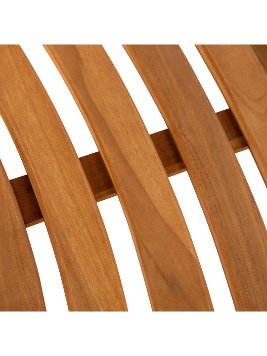 Boombank Heren 250 cm halfrond ZONDER rugleuning, teak Boombank Heren 250 cm halfrond ZONDER rugleuning, teak
