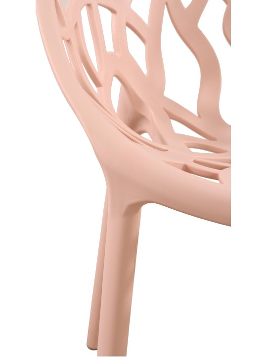 Set van 4 stoelen Hope, roze