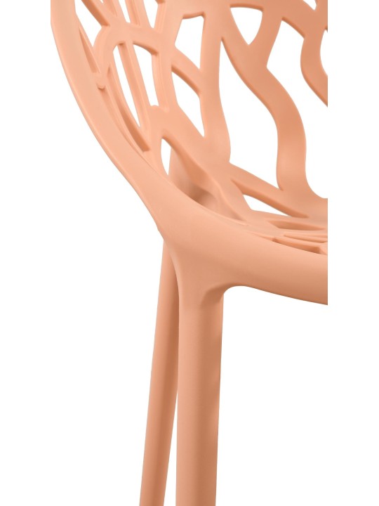 Set van 4 stoelen Hope, perzik Set van 4 stoelen Hope, perzik