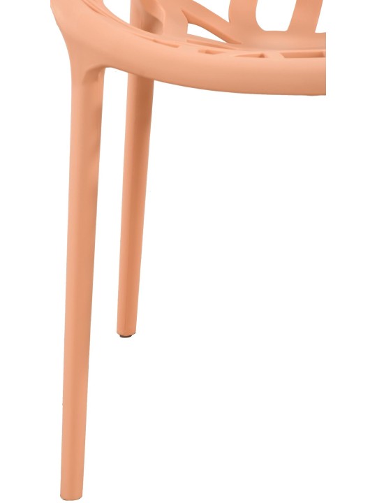 Set van 4 stoelen Hope, perzik Set van 4 stoelen Hope, perzik