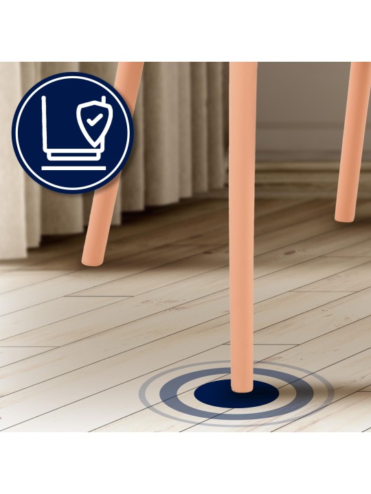 Set van 4 stoelen Hope, perzik Set van 4 stoelen Hope, perzik