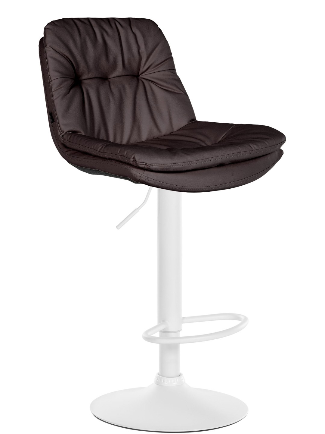 Barkruk Laurel kunstleer, bruin
