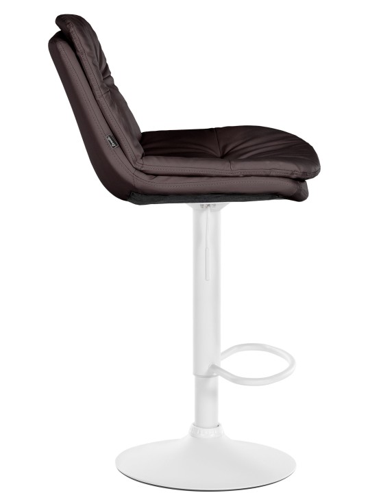 Barkruk Laurel kunstleer, bruin