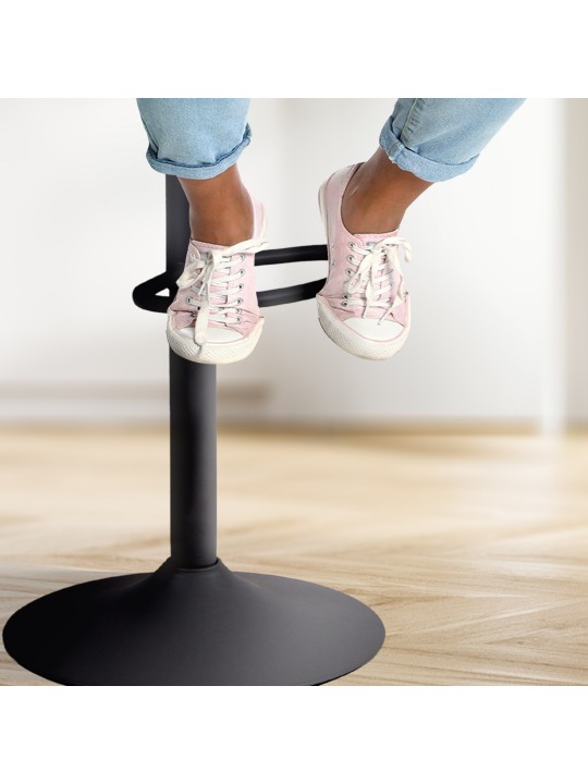 Set van 4 barkrukken Aveiro kunstleer, zwart Set van 4 barkrukken Aveiro kunstleer, zwart