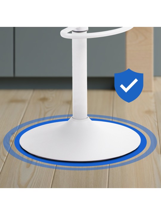 Set van 4 barkrukken Aveiro, wit