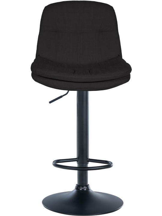 Barkruk Laurel stof, zwart