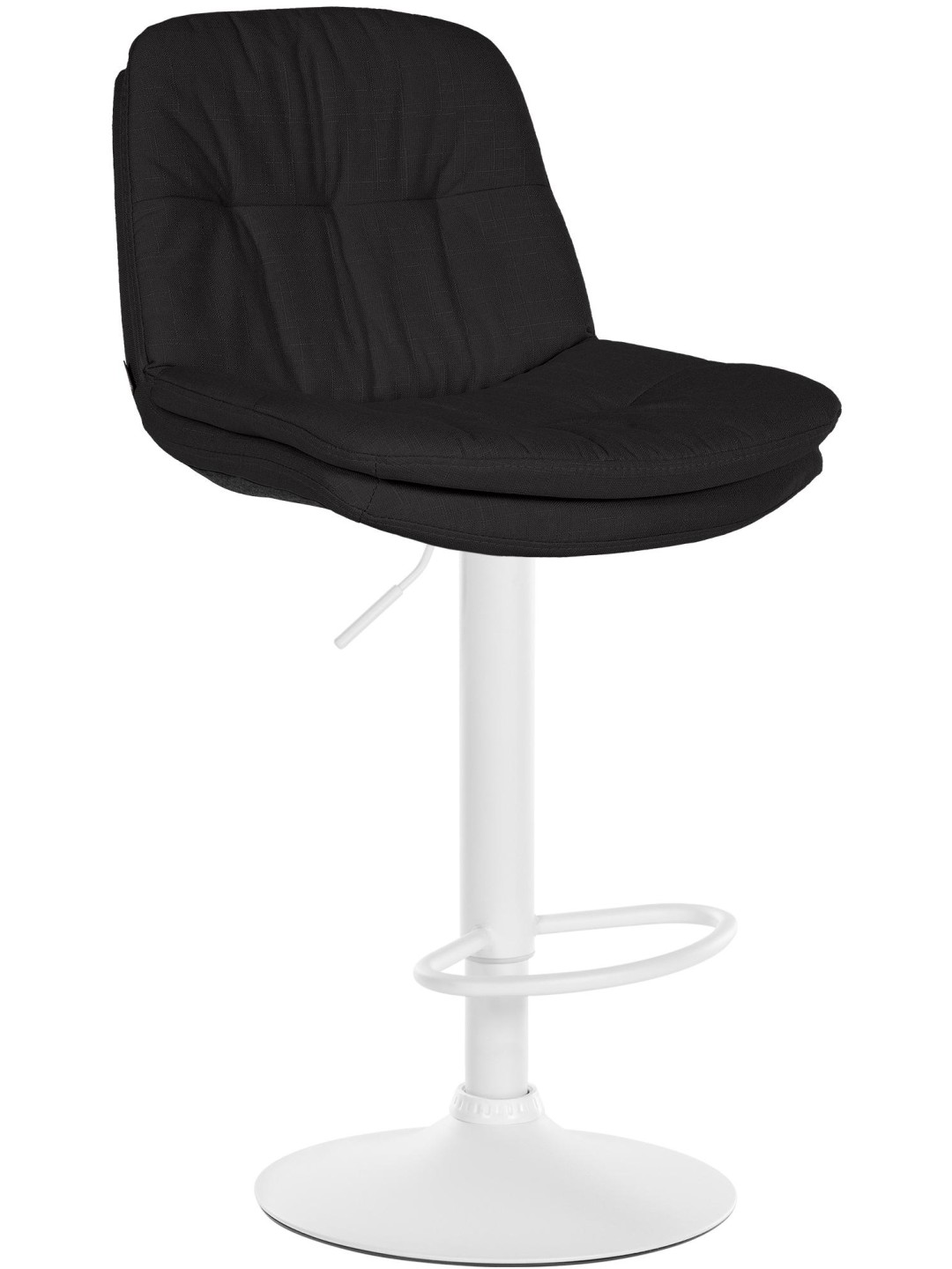 Barkruk Laurel stof, zwart