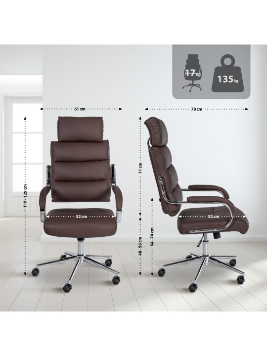 Bureaustoel Campo, bruin