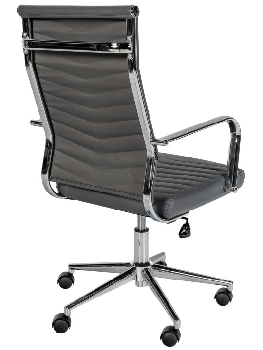 Bureaustoel Canby kunstleer, grijs