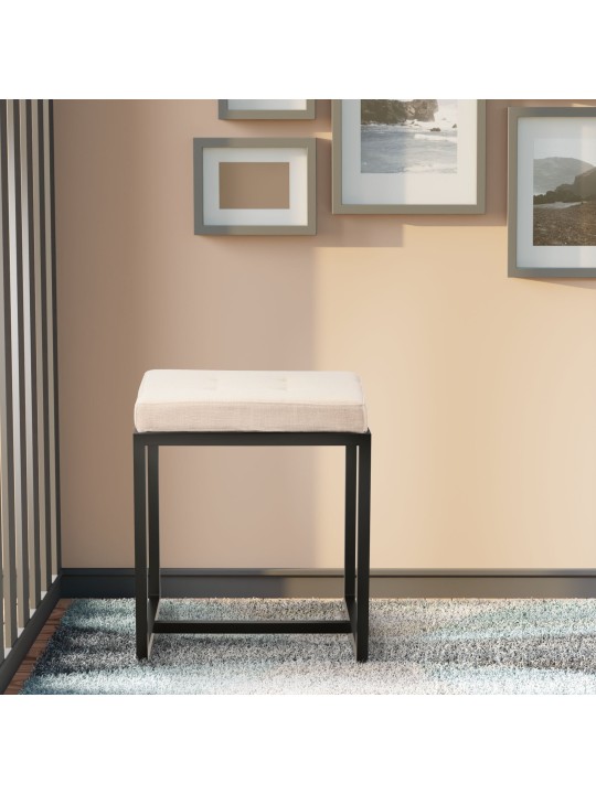 Kruk Barci B stof, crème