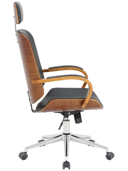 Bureaustoel Dayton, walnoot/zwart Bureaustoel Dayton, walnoot/zwart