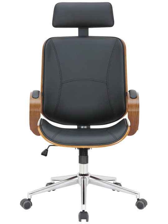 Bureaustoel Dayton, walnoot/zwart Bureaustoel Dayton, walnoot/zwart
