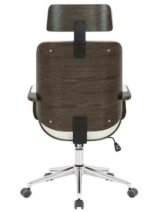 Bureaustoel Dayton grijs, wit/grijs