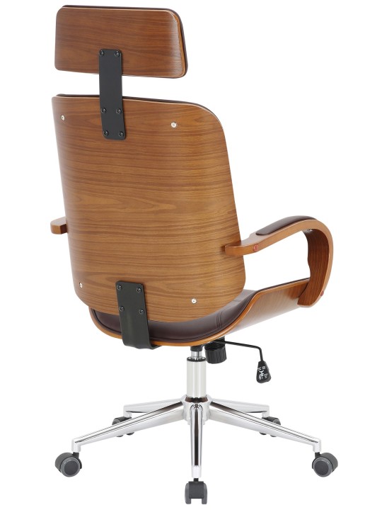 Bureaustoel Dayton, walnoot/bruin