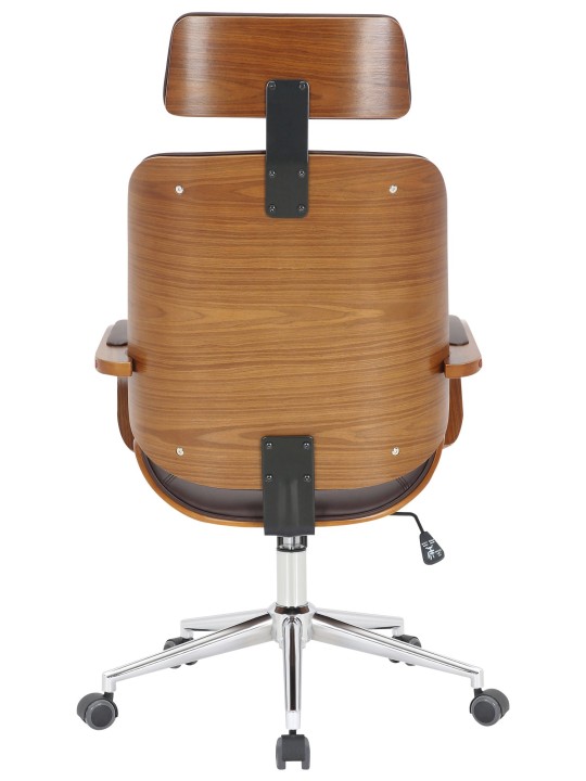 Bureaustoel Dayton, walnoot/bruin