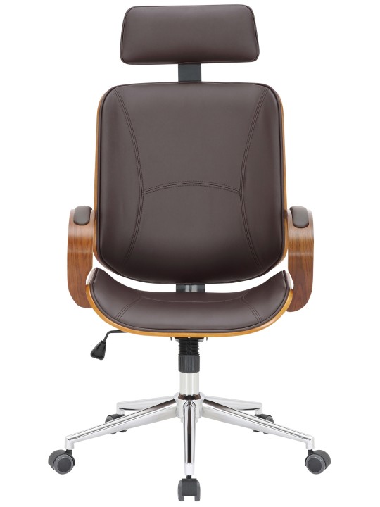 Bureaustoel Dayton, walnoot/bruin