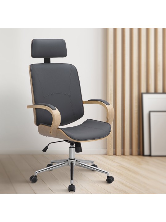 Bureaustoel Dayton, natura/grau