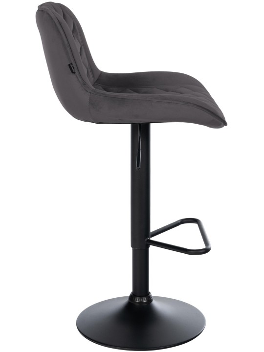 Barkruk Kasson fluweel, zwart Barkruk Kasson fluweel, zwart