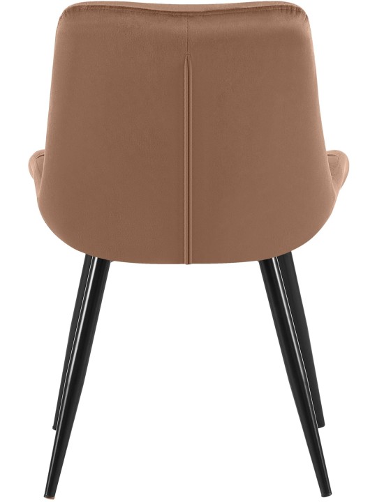 Set van 2 Rossford eetkamerstoelen, bruin
