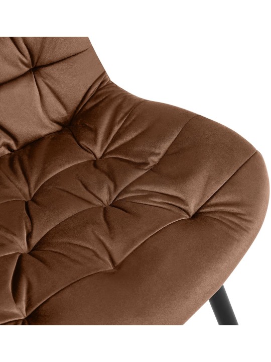 Set van 2 Rossford eetkamerstoelen, bruin