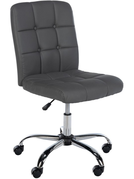 Werkkruk Trenton kunstleer, grijs Werkkruk Trenton kunstleer, grijs