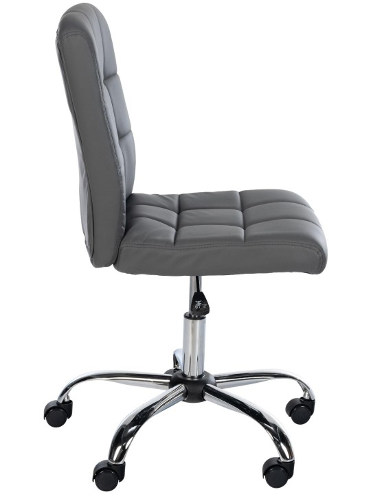 Werkkruk Trenton kunstleer, grijs Werkkruk Trenton kunstleer, grijs