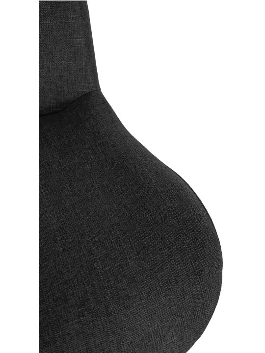 Set van 2 barkrukken Solon chroomstof, zwart