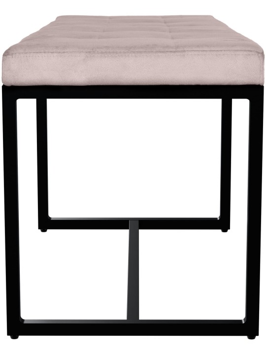 Barci B fluwelen bank, lichtgrijs Barci B fluwelen bank, lichtgrijs