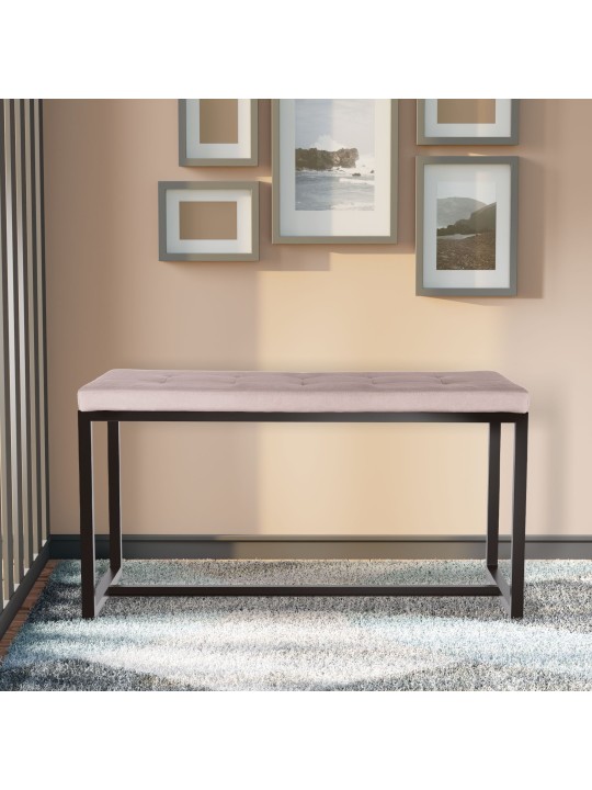 Barci B fluwelen bank, lichtgrijs Barci B fluwelen bank, lichtgrijs