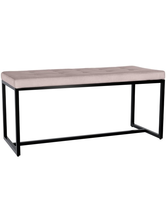 Barci B fluwelen bank, lichtgrijs Barci B fluwelen bank, lichtgrijs